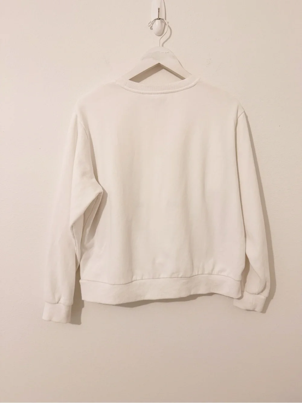 Queen of Sparkles WHITE QUEEN OF THE COURTS SWEATSHIRT QOS Small S *
